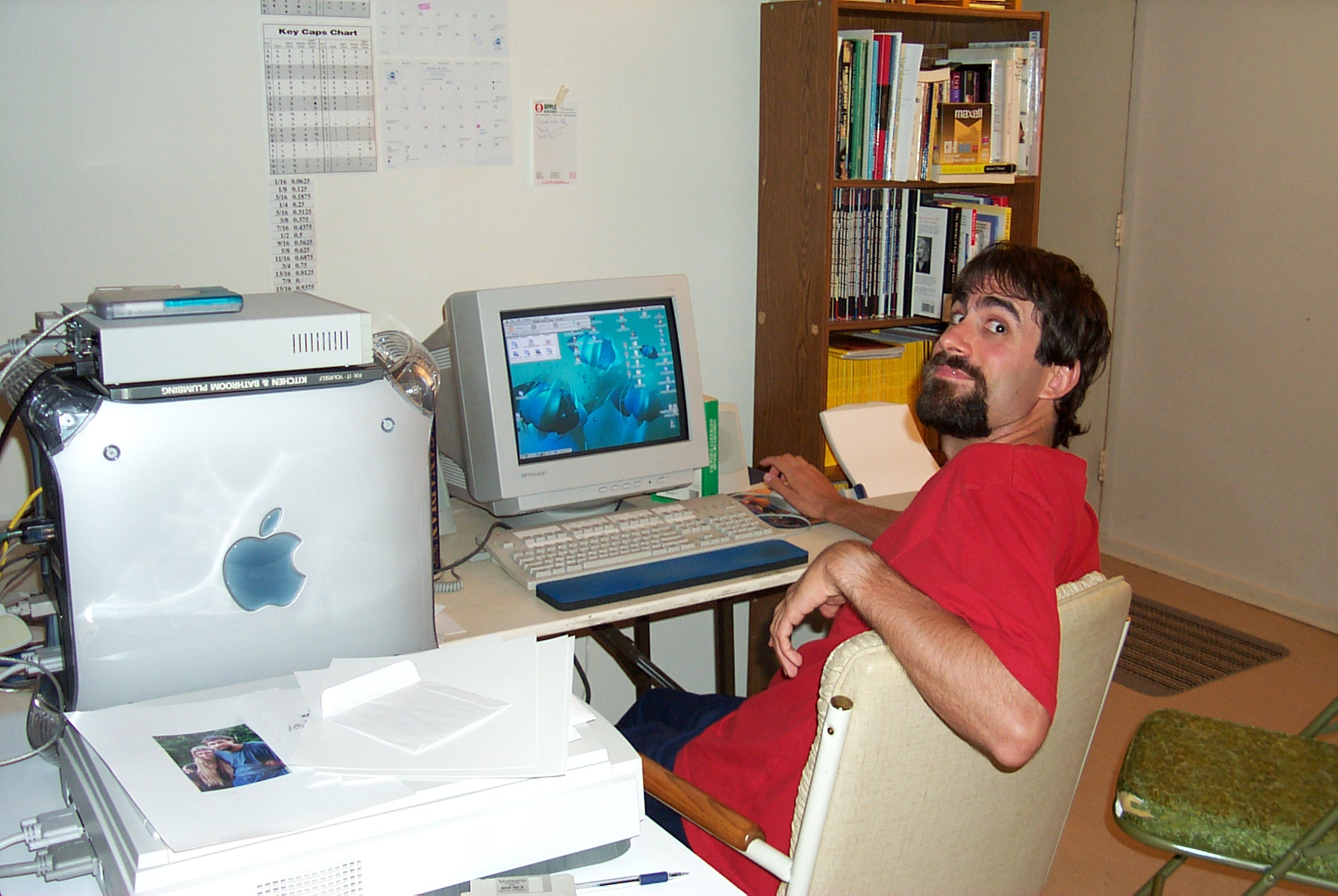 Me in front of my old PowerMac G4