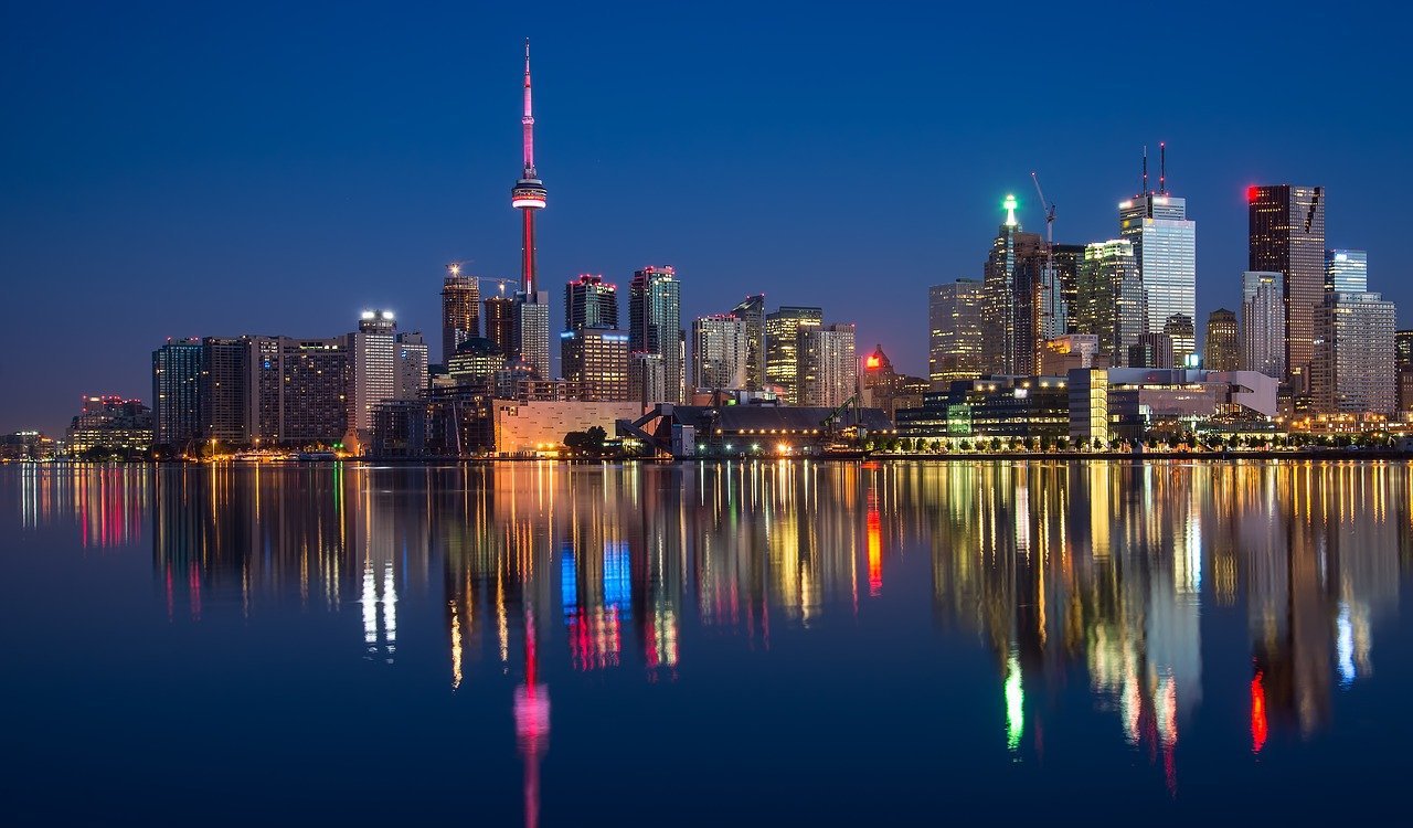 Toronto evening skyline